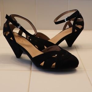 Strappy Cone Heels